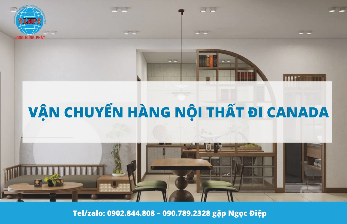 Vận chuyển hàng nội thất đi Canada