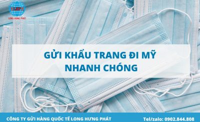 Gửi khẩu trang đi Mỹ