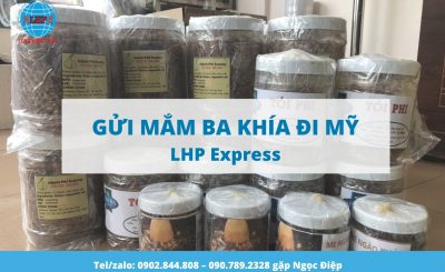 Gửi mắm ba khía đi Mỹ