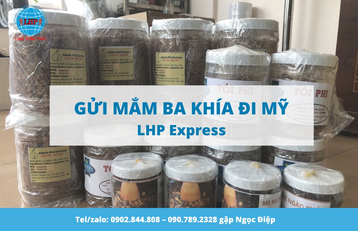 Gửi mắm ba khía đi Mỹ