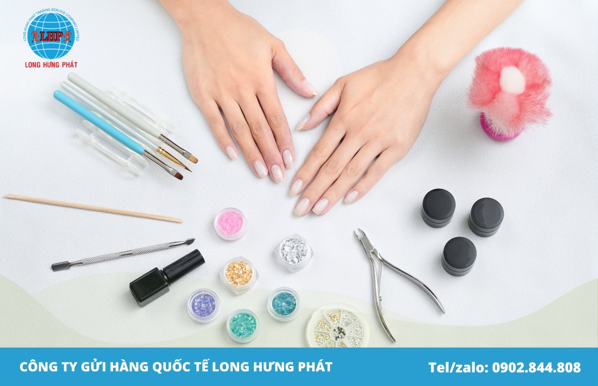 Gửi dụng cụ làm nail đi Mỹ