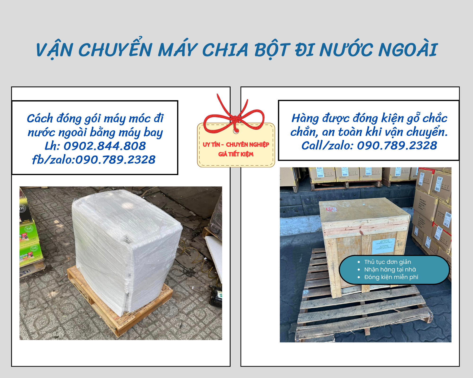 Máy chia bột đi Mỹ 