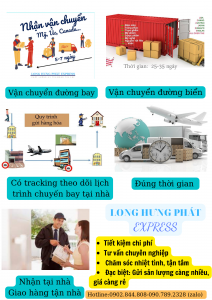 Gửi hàng đi nước ngoài bằng đường bay và tàu biển giá rẻ